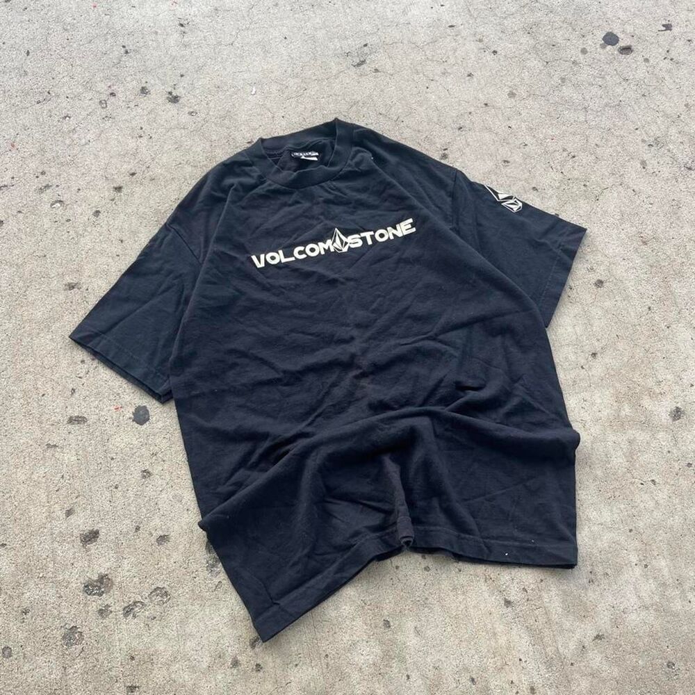 Volcom Streetwear Y2K Quad Hit Graphic Tee Shirt